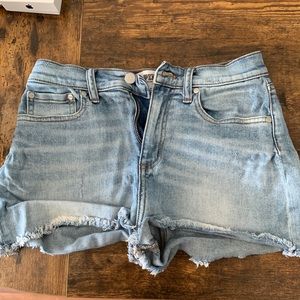 PINK high rise jean short size 6